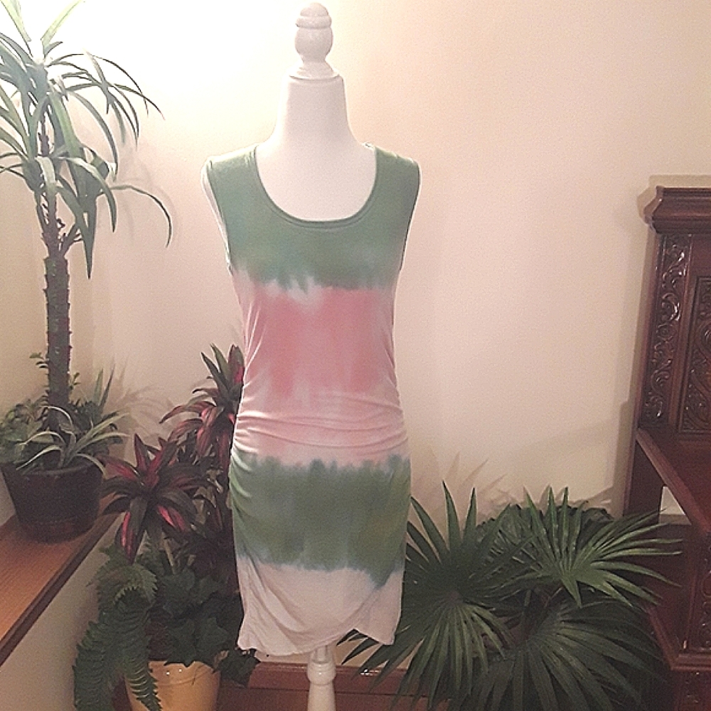 American Twist Tie Dye Dress